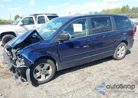 2013 Dodge Grand Caravan Se from USA, damaged, VIN 2C4RDGBG7DR532310